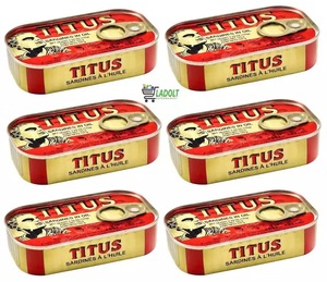 Morocco Origin Canned Horse Mackerel in Oil 125g 155g X 50 <b>Tins</b> Per Carton with Fin-Convenient - Product Image 2