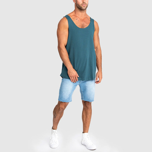 Camiseta sin mangas para hombre, camiseta sin mangas para gimnasio, mezcla de algodón y poliéster, camiseta sin mangas para entrenamiento y Culturismo - Product Image 6