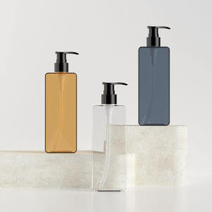 Flacons pulvérisateurs en plastique PETG rectangulaires de 300 ml (10 oz) pour shampooing, revitalisant, emballage cosmétique personnalisé, grossiste - Product Image 3