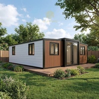 Nouvelles Maisons Conteneurs Économiques de 20 Pieds en Gros, Maisons Modulaires Préfabriquées à 2 Chambres et Toilettes pour Bureau de Chantier