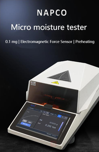 듀얼 모터 드라이브 높은 센서 플라스틱 토양 터치 스크린 수분 분석기 실험실 할로겐 수분 분석기 가격 - Product Image 6