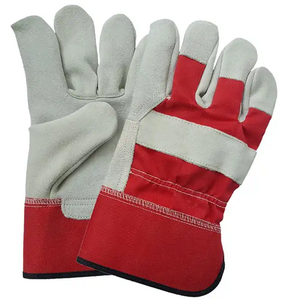 XL Size Cowhide Leather Rigger <b>Gloves</b> EN388 Certified for Gardening Welding Construction Safety <b>Gloves</b> for Canadian Work - Product Image 5