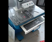 Mini machine de marquage laser à fibre pour la gravure sur métal et pierre, graveur laser de bureau 70W pour l'acier inoxydable et l'alliage d'aluminium