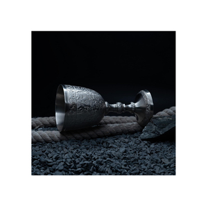Premium Silver Plated Brass <b>Goblet</b> Cup Vintage Engraved Chalice | Party Wedding Tableware Decorative Drinkware Elegant Durable - Product Image 3