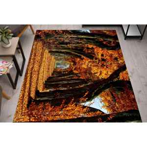 Alfombra Estampada con Paisaje Otoñal - Decoración Inspirada en la Naturaleza, Alfombra Suave No Tejida - Product Image 2