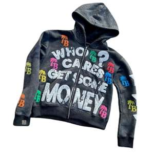 เสื้อฮู้ดมีซิปผ้าคอตตอนรุ่นเฮฟลีซสำหรับผู้ชาย, เสื้อมีกระเป๋าและพิมพ์ลายสำหรับฤดูหนาวผ้าคอตตอน100% คุณภาพสูงสำหรับผู้ชาย - Product Image 2