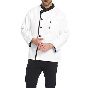 Uniforme de Chef para Hombre y Mujer, de Manga Corta, con Logotipo Personalizado, 100% Algodón de Alta Calidad, Tejido Transpirable, para Uso en Restaurantes y Bares - Product Image 4