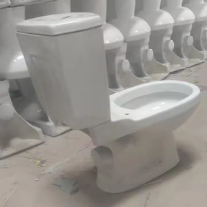 Twyford deux pièces toilette ronde P-trap S-trap toilette produit céramique lavage commode WC pour salle de bain hôtel - Product Image 3