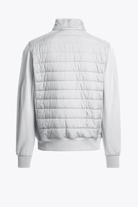 Chaqueta acolchada con estampado de logotipo personalizado al por mayor para hombre, chaqueta universitaria a prueba de viento para exteriores, chaqueta de invierno con cuello con capucha para hombre - Product Image 4