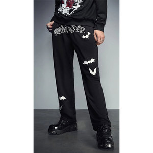 กางเกงจ็อกเกอร์ลำลองผู้ชายแบบใหม่ ทรงตรง ผ้าฝ้าย 100% เนื้อผ้านุ่ม สไตล์แฟชั่นล้ำสมัย ลุคแบบวินเทจ - Product Image 1