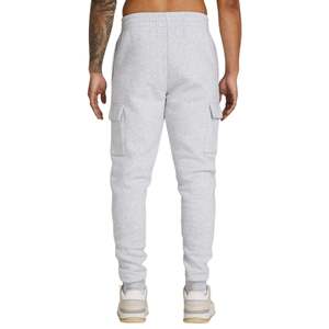 กางเกงสเวตเตอร์คอตตอนสีเทาของผู้ชาย, กางเกงสเวตเตอร์คอตตอนแบบเรียวทรงพอดีตัวโลโก้มีซิปกระเป๋าใส่สบาย - Product Image 3