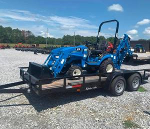 Hot Selling LS MT225S 20HP for Engine 4WD Multifunctional Compact Farm Tractor with Automatic Backhoe Loader 3-Year Warranty - Product Image 1