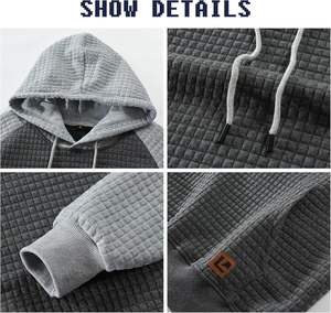 2025 hombres Casual moda Joker sublimación pulóver Sudadera con capucha mejor calidad divertido de gran tamaño transpirable diseño sólido patrón OEM - Product Image 5