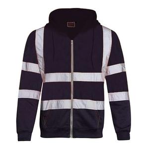 Sudaderas con capucha de alta visibilidad duraderas Ropa DE TRABAJO impermeable con características reflectantes Logotipo personalizable Sudaderas con capucha de alta visibilidad - Product Image 3