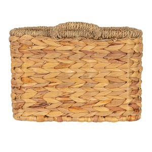 Panier de rangement rectangulaire en jacinthe d'eau et en herbe de mer tissé à la main, vente en gros, écologique, fabriqué au Vietnam - Product Image 4