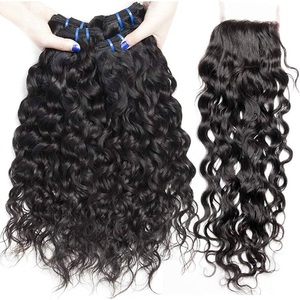 ผมมนุษย์แท้หยิกอินเดีย3มัดผมถักไม่ผ่านกระบวนการ - Product Image 1