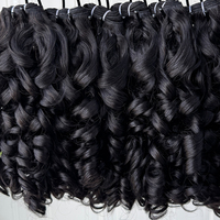 Extensiones de Cabello Humano Rizado y Voluminoso de Camboya, Cabello Virgen Natural, Suministro del Fabricante para Compradores Globales