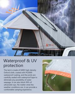 Carpa de techo rígida para camioneta, SUV o camper, con ventilación por convección, en venta para Europa. - Product Image 3