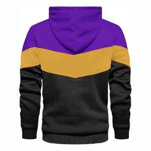 Sudadera con Capucha de Tres Tonos de Color, 100% Algodón, Tejido Técnico, Etiqueta Privada, Sudadera con Capucha para Hombre en Venta - Product Image 2