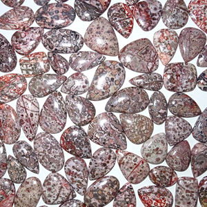 ทำด้วยมือธรรมชาติเกรดสูงผิวเสือดาว Jasper หลวมควอตซ์อัญมณีสำหรับงานฝีมือทำเครื่องประดับขนาดและรูปร่างฟรี - Product Image 6