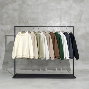 Alta calidad Streetwear 440gsm 100% algodón Sudadera con capucha de gran tamaño casual en blanco personalizado Sudadera con capucha sudaderas con capucha para hombres - Product Image 3