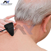 Marteau de percussion neurologique multifonctionnel de qualité chirurgicale, tête en caoutchouc triangulaire, acier inoxydable, manuel