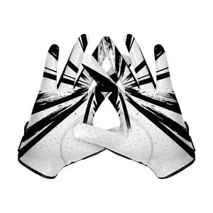 Les jeunes adultes portent des gants de récepteur de football américain pour la sécurité sportive prix bon marché gants de football fournisseur direct d'usine - Product Image 4