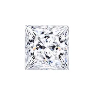 スモールサイズプリンセスブリリアントカットラボ成長ダイヤモンドカラー-D-Fクラリティ-VS1-VS2IGI認定ポリッシュダイヤモンド