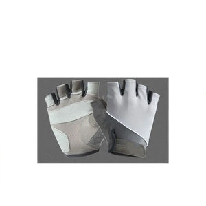 Guantes de Ciclismo de Medio Dedo, Hechos a Medida, Resistentes, de Cuero/Malla/Poliéster, Ecológicos y Transpirables, Venta al Por Mayor - Product Image 2