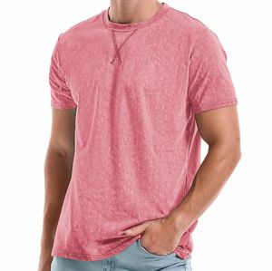 Venta al por mayor de alta calidad Vale camiseta hombres Vintage Top Tee DTG estampado blanco pantalones cortos mangas Casual Street Wear Ringer camiseta para hombres - Product Image 1