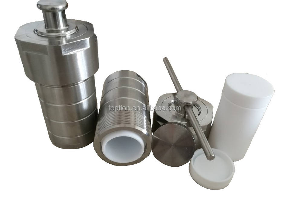 100ml 200ml Small Hydrothermal Autoclave PTFE Liner Stainless Steel ...