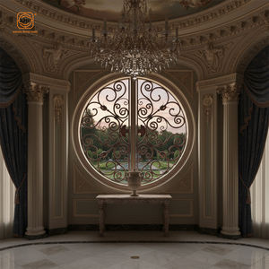 Ventanas de Hierro Forjado de Diseño Francés, Anti-Robo, Fijas, de Alta Calidad, con Patrones Vintage, Seguras para Hoteles y Hogares - Product Image 4