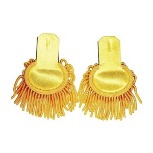 Wholesale Customized Logo High-Quality Print Reproduction Uniforms Epaulettes Shoulder Boards Badges - Product Image 3
