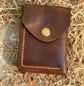 Pure 100% hecho a mano estilo Vintage billetera de cuero de vaca genuino tarjetero plegable corto con función antirrobo estilo de moda - Product Image 5