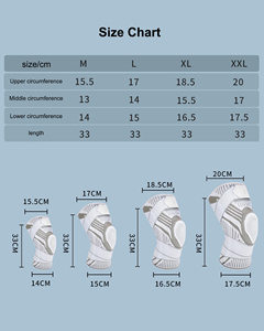 Soporte de Rodilla Elástico y Transpirable de Alta Compresión, Personalizable, Ligero, para Primavera, para Hombres y Mujeres, para Deportes y Articulaciones - Product Image 2