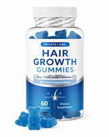 Gummies de glycinate de magnésium à formule personnalisée OEM/ODM, complément alimentaire sous marque privée pour une immunité améliorée, dose de 500 mg