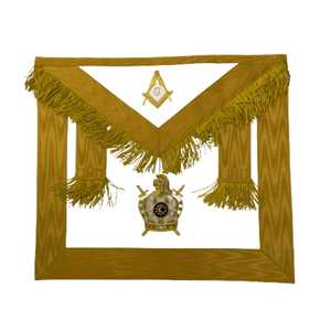 ผ้ากันเปื้อนที่ได้รับการออกแบบมาให้มีโครงสร้างเย็บที่ทนทานสายรัดเอวที่สะดวกสบายและตัวเครื่องน้ำหนักเบาทำขึ้นเพื่อสวมใส่ในพิธีและเครื่องแบบ - Product Image 6