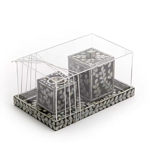 Belle conception mère de poire boîte de chocolat Mubkhara bois religieux pour Ramadan Eid fête de vacances vaisselle en gros du Vietnam - Product Image 4