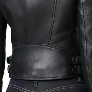 Veste tissée matelassée en cuir de peau de mouton d'hiver pour femmes de haute qualité, respirante et solide, teintée en matériau de première qualité - Product Image 6