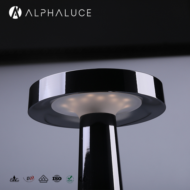 Portable Rechargeable LED Desk Lamp Touch Dimmable Adjustable Color Temperature AI Smart Light for Office Hotel Bedroom