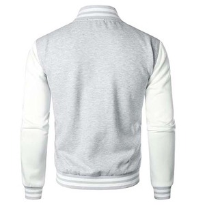 Men's Customized Varsity Jacket with Puff Printed Wool Leather Sleeves Dyed to Your Own Design - Product Image 3