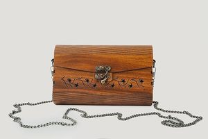 Bolso de mano de lujo con Incrustaciones de nácar de madera al por mayor de primera calidad para bolso de mano de boda resina de la India a bajo precio - Product Image 6