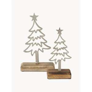Juego de copos de nieve decorativos artesanales de Metal de 2 vajilla adornos navideños objetos hechos a mano más vendidos para decoración del hogar - Product Image 6