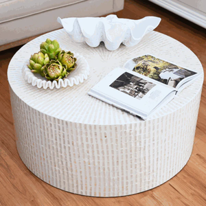 Top Quality <b>White</b> Mother of Pearl Modern Living Room Furniture <b>Coffee</b> <b>Table</b> Handmade <b>Coffee</b> <b>Table</b> Set by Vietnamese - Product Image 4