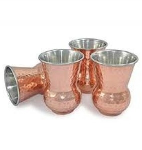 Vaisselle en verre et cuivre luxueuse, gobelet à boisson durable, conçu pour impressionner à un prix fiable - Product Image 6
