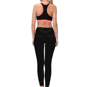 Venta Directa de Fábrica: Conjunto de Yoga para Mujer, Ropa Deportiva, Diseño Sólido con Logotipo Frontal, Cintura Alta Elástica, Transpirable, Ecológico, Spandex/Poliéster 2 - Product Image 6