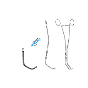 Fórceps de vasos sanguíneos Satinsky de acero inoxidable de alta calidad 27,5 cm / 11 "Fabricante de instrumentos de Neurocirugía - Product Image 3