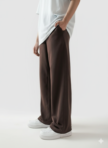 กางเกงเอวสูงสำหรับผู้ชายผ้าคอตต้อน/โพลีเอสเตอร์ผสมทรงหลวมทรงหลวมระบายอากาศโลโก้ออกแบบได้ตามต้องการ - Product Image 5