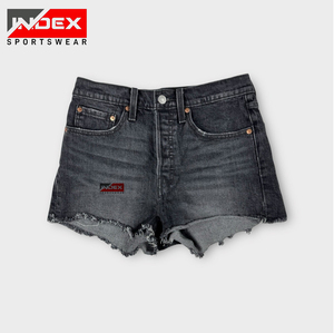 Nuevos pantalones cortos de mujer de exportación de moda 2025, pantalones cortos de mezclilla desgastados rasgados de mezclilla orientados para mujer - Product Image 6