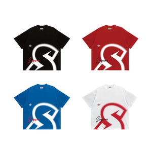 T-shirt court à manches courtes OEM ODM pour femmes et hommes, 100% coton, tissu tissé écologique, impression de logo personnalisé, streetwear, été VN - Product Image 3